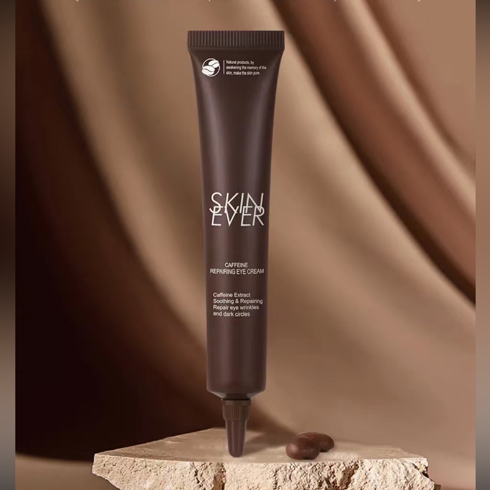 Caffeine eye cream. Stay up late and renew your eyes in the morning.